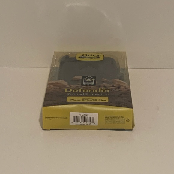 🦦[BRAND NEW] OTTERBOX DEFENDER SERIES BLACK IPHONE 6 PLUS/6S PLUS CASE WITH CLIP - Picture 5 of 6